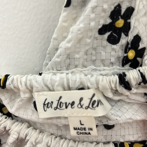 For Love & Lemons Brenda Midi Dress in Ivory Size M - Picture 6 of 7